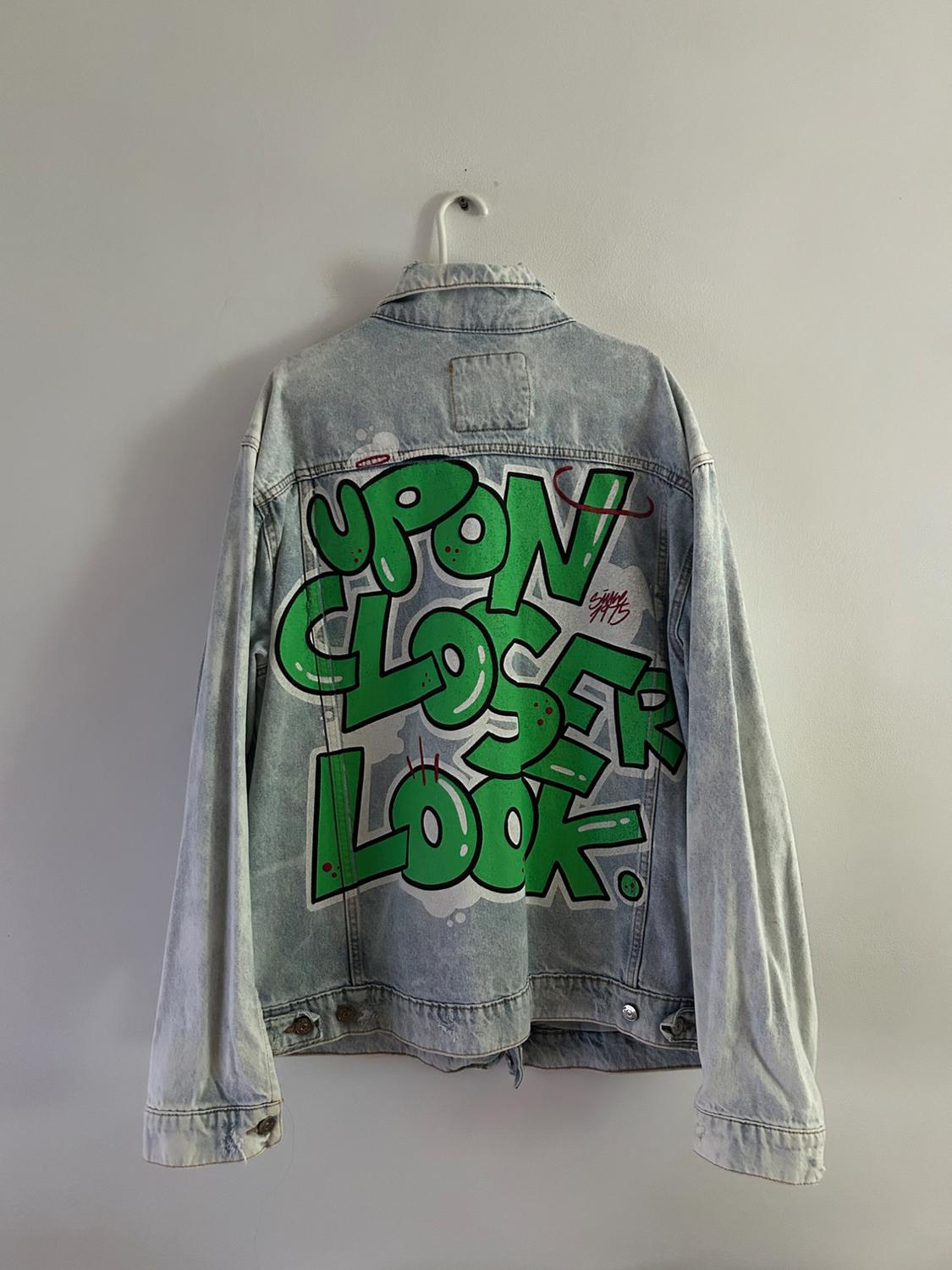 PRINTED DENIM JACKET - Image 3