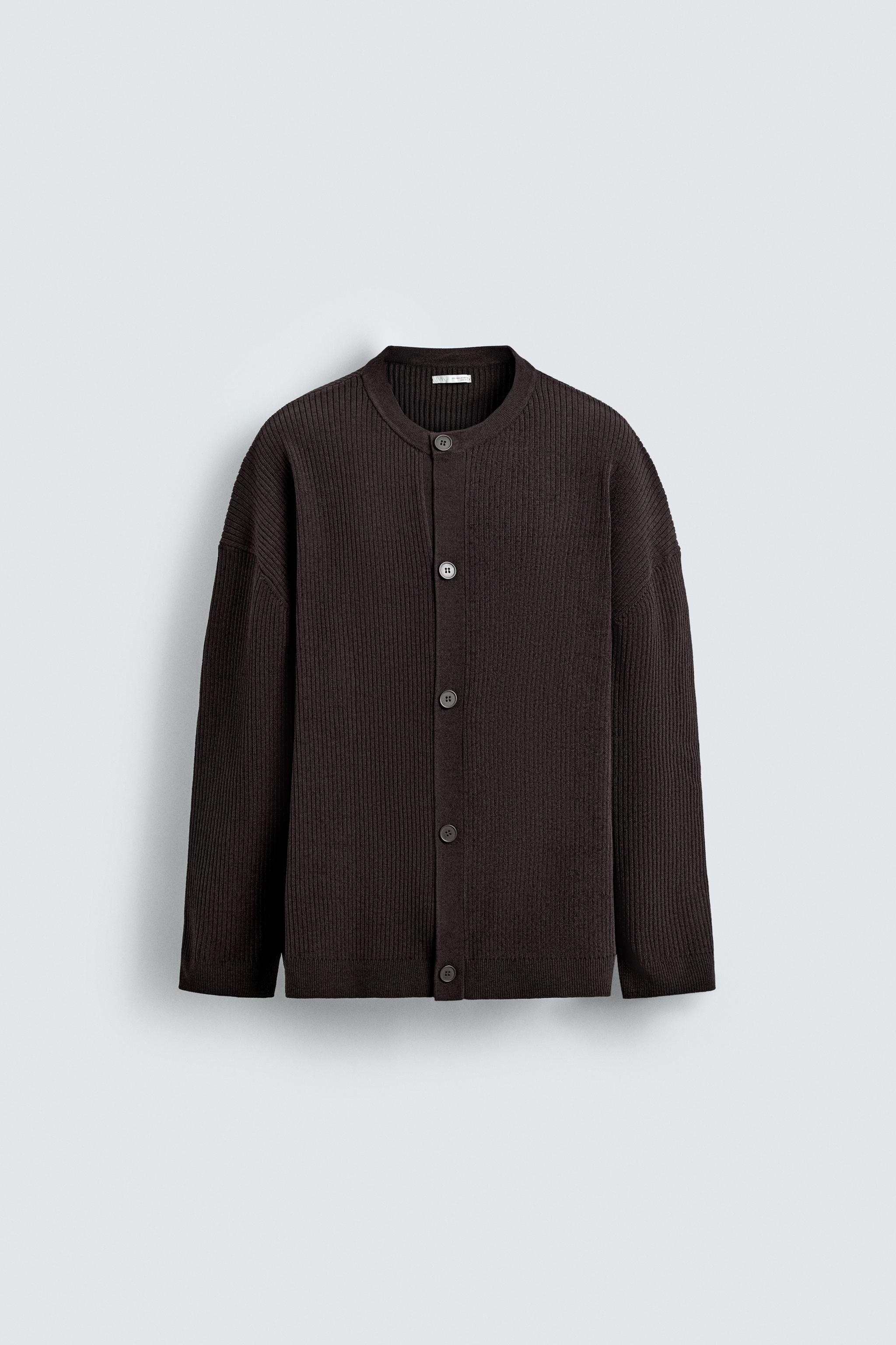 テクスチャー カーディガン - ブラック | ZARA Japan / 日本