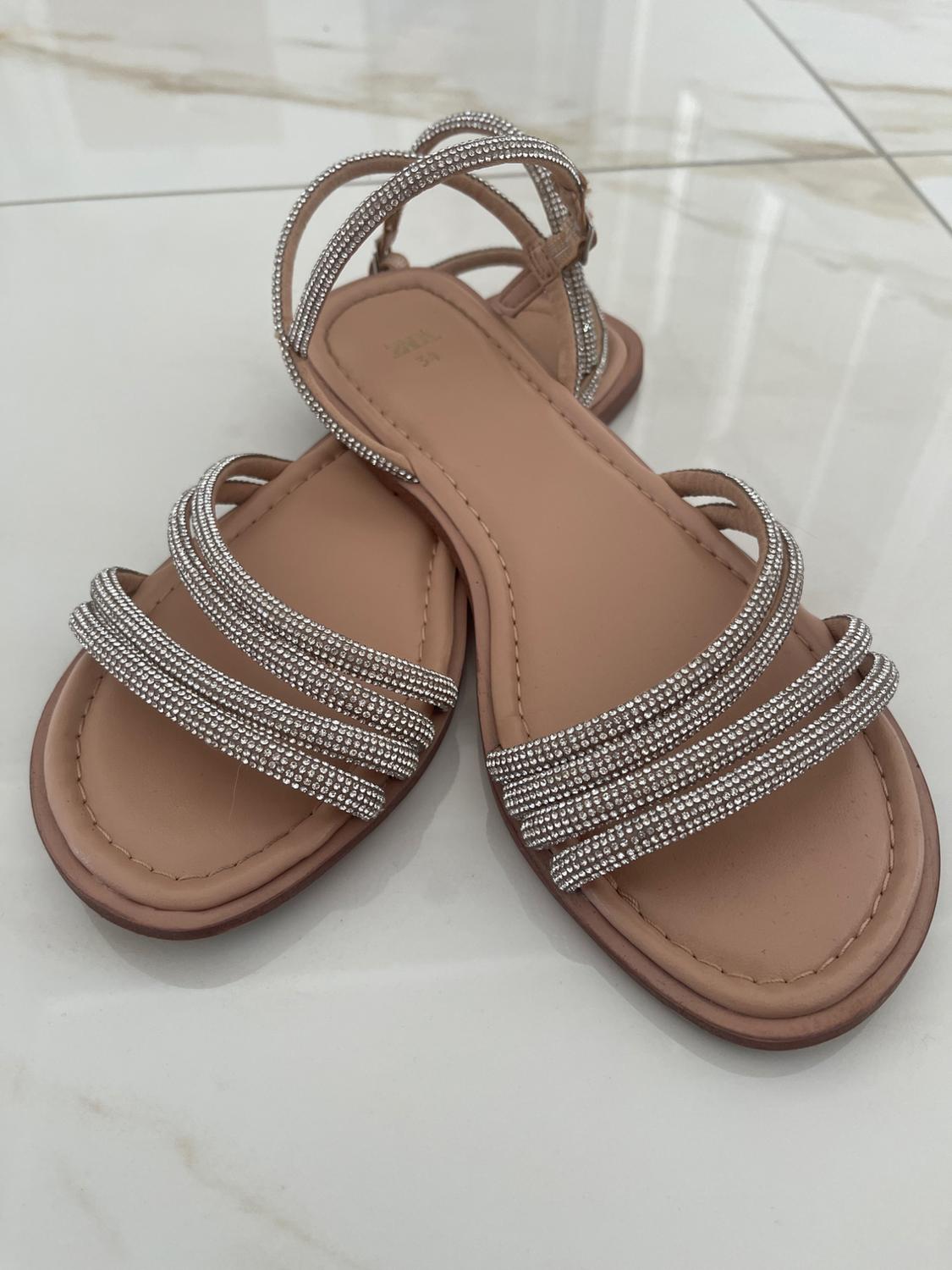 METALLIC SANDALEN KIDS MIT STRASS - Image 3