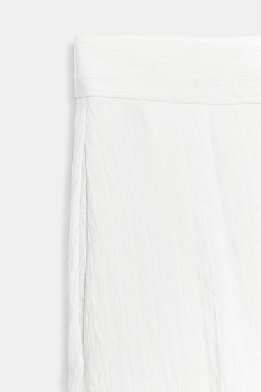 SHORT LONG AVEC CEINTURE ZW COLLECTION - Blanc cassé de Zara - Image 7