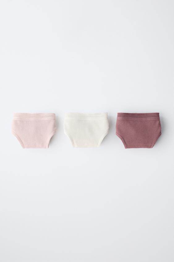 8-14 AÑOS/ PACK TRES BRAGUITAS SEAMLESS - Multicolor de Zara - Imagen 0
