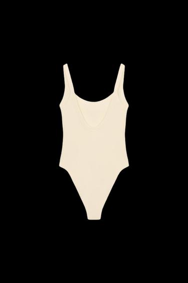 BODY TIRANTES ALGODÓN - Amarillo de Zara