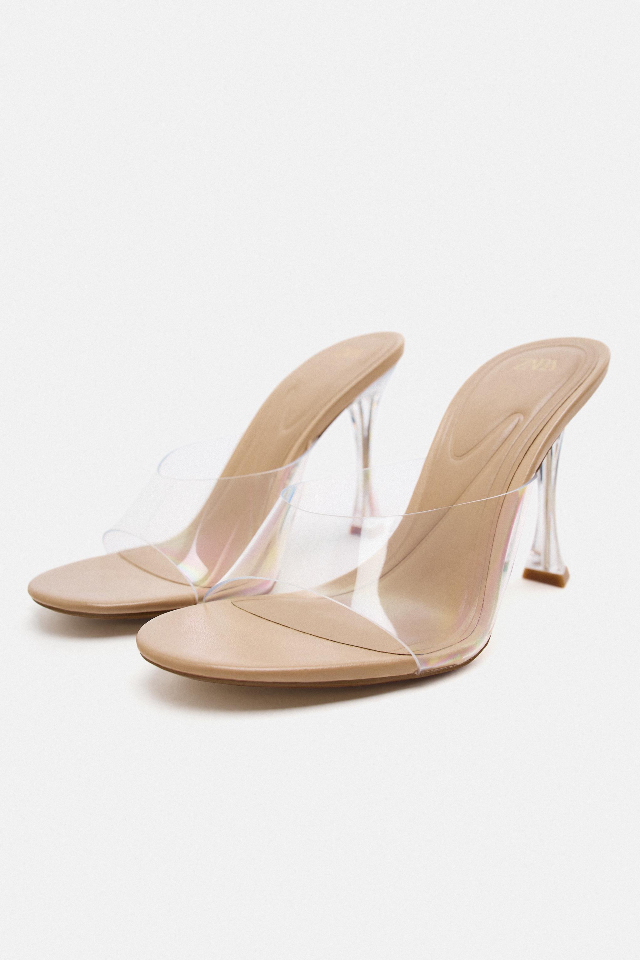 Zara perspex sales mules