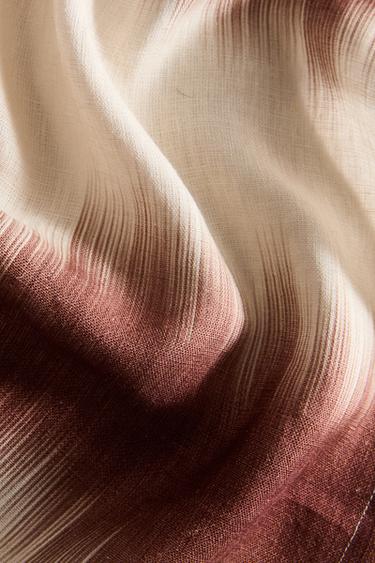 OMBRÉ LINEN TABLECLOTH X COLLAGERIE - Beige-brown by Zara - Image 3