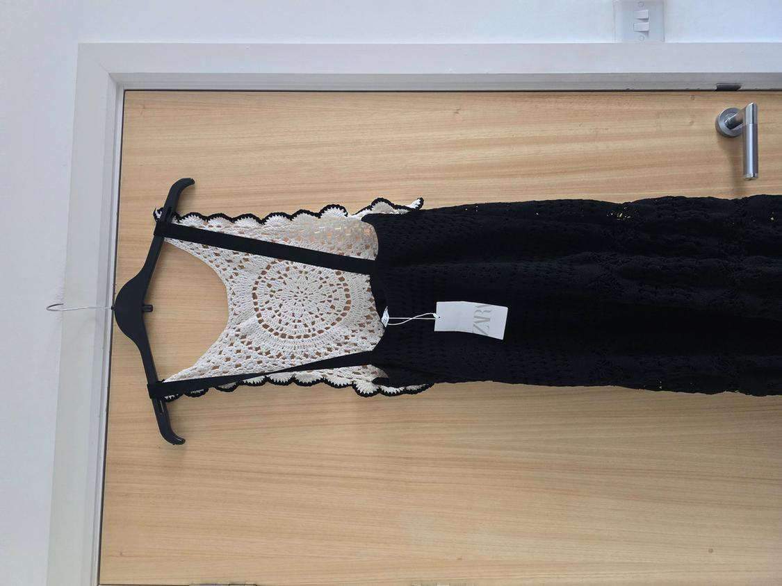 CONTRAST CHENILLE DRESS - Image 3