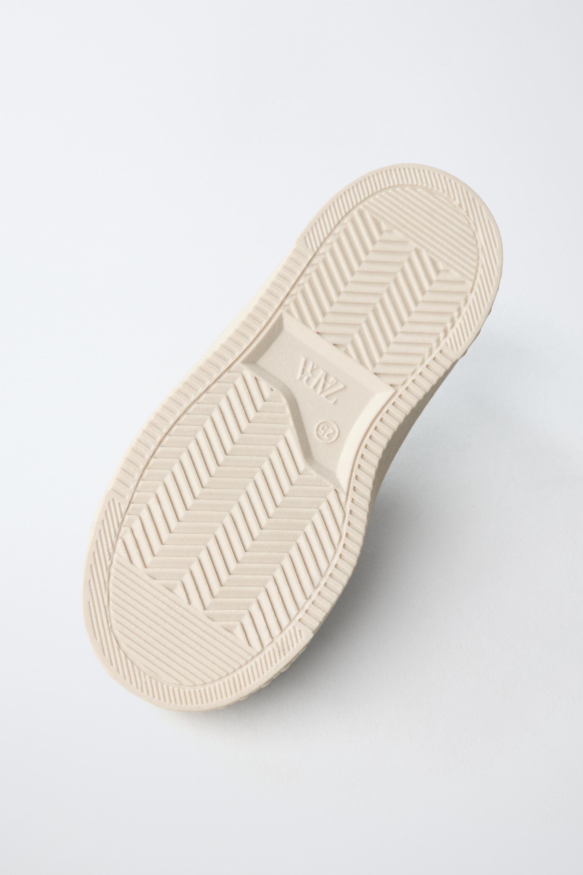 Детские кроссовки Zara BASIC SNEAKERS — фото 7