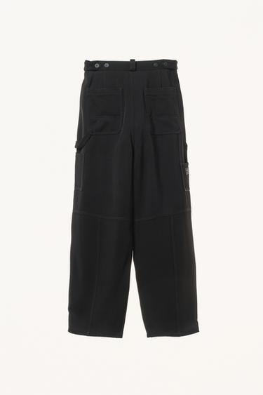 FLOWING CARPENTER TROUSERS WILLY CHAVARRIA X ZARA - Black by Zara - Image 4