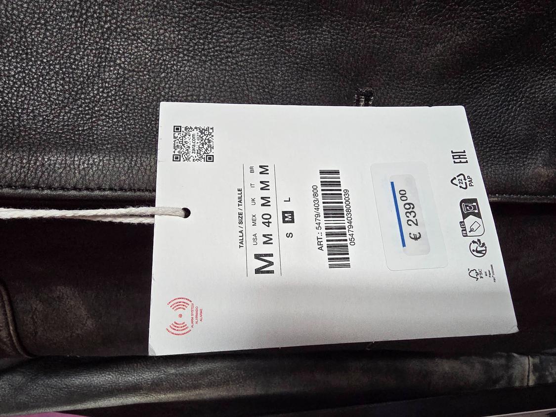 LIMITED EDITION VINTAGE EFFECT LEATHER JACKET - Image 10