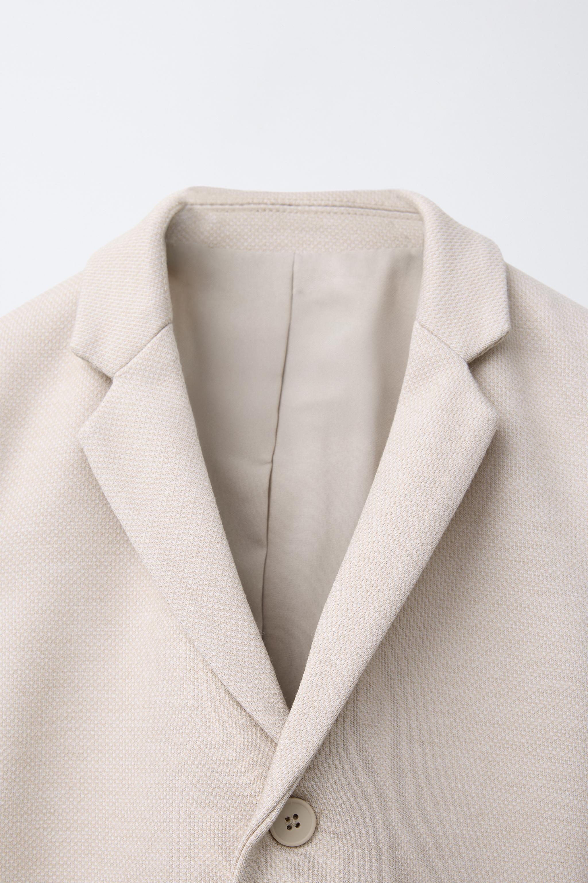 最も優遇の コンフォート スーツ ブレザー - ライトベージュ | ZARA Japan スーツ