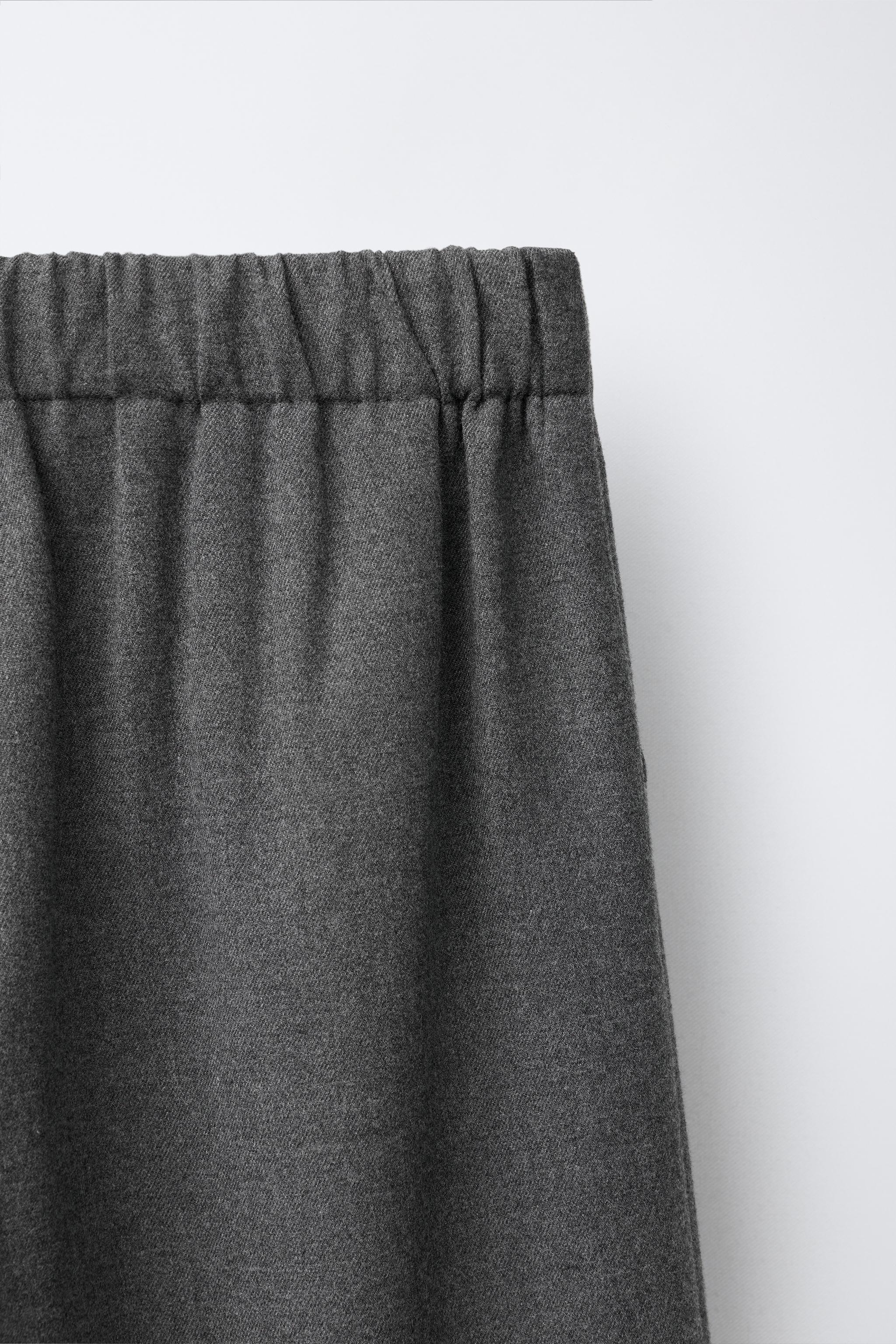 PLEATED SUIT PANTS