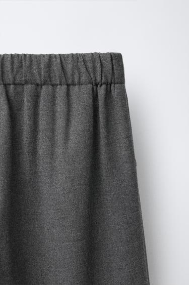 PLEATED SUIT TROUSERS - Grey by Zara - Image 3