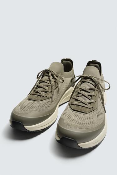 BASKET DE SPORT - Gris taupe de Zara - Image 4