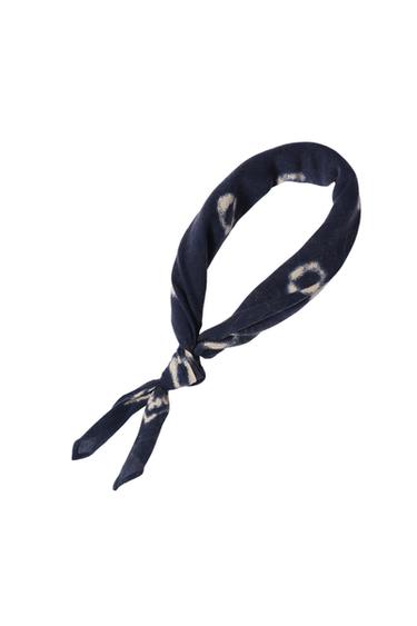 PRINTED BANDANA - Navy blue by Zara