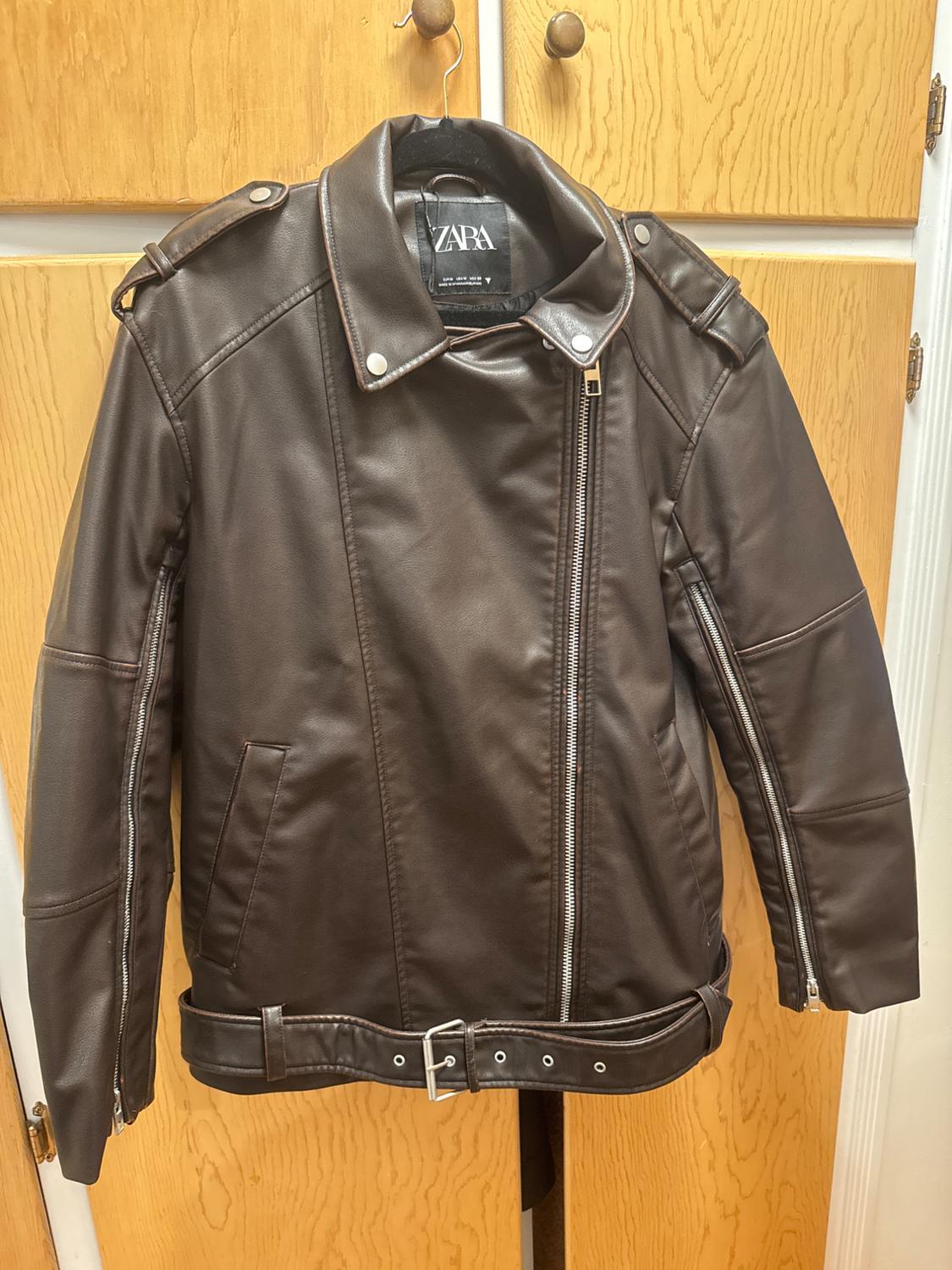 CAZADORA BIKER OVERSIZE EFECTO PIEL LAVADA - Image 5
