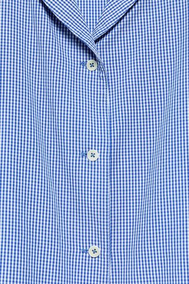 6-14 YEARS / LIMITED EDITION GINGHAM SHIRT - Blue by Zara - Image 2
