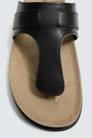 SANDALES À BRIDE - Noir de Zara - Image 5