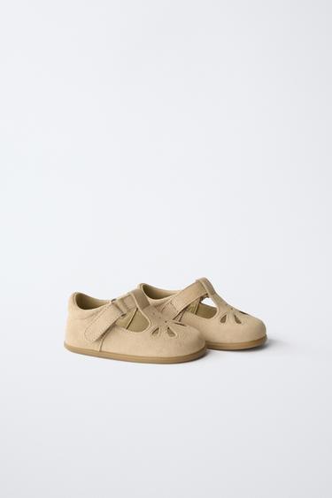 LEATHER SHOES - Brown by Zara