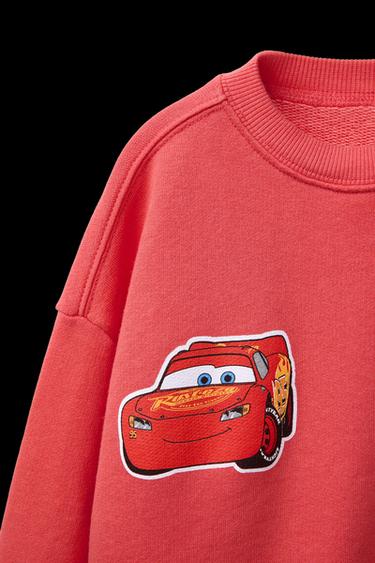 SUDADERA CARS RAYO MCQUEEN © DISNEY - Rojo de Zara