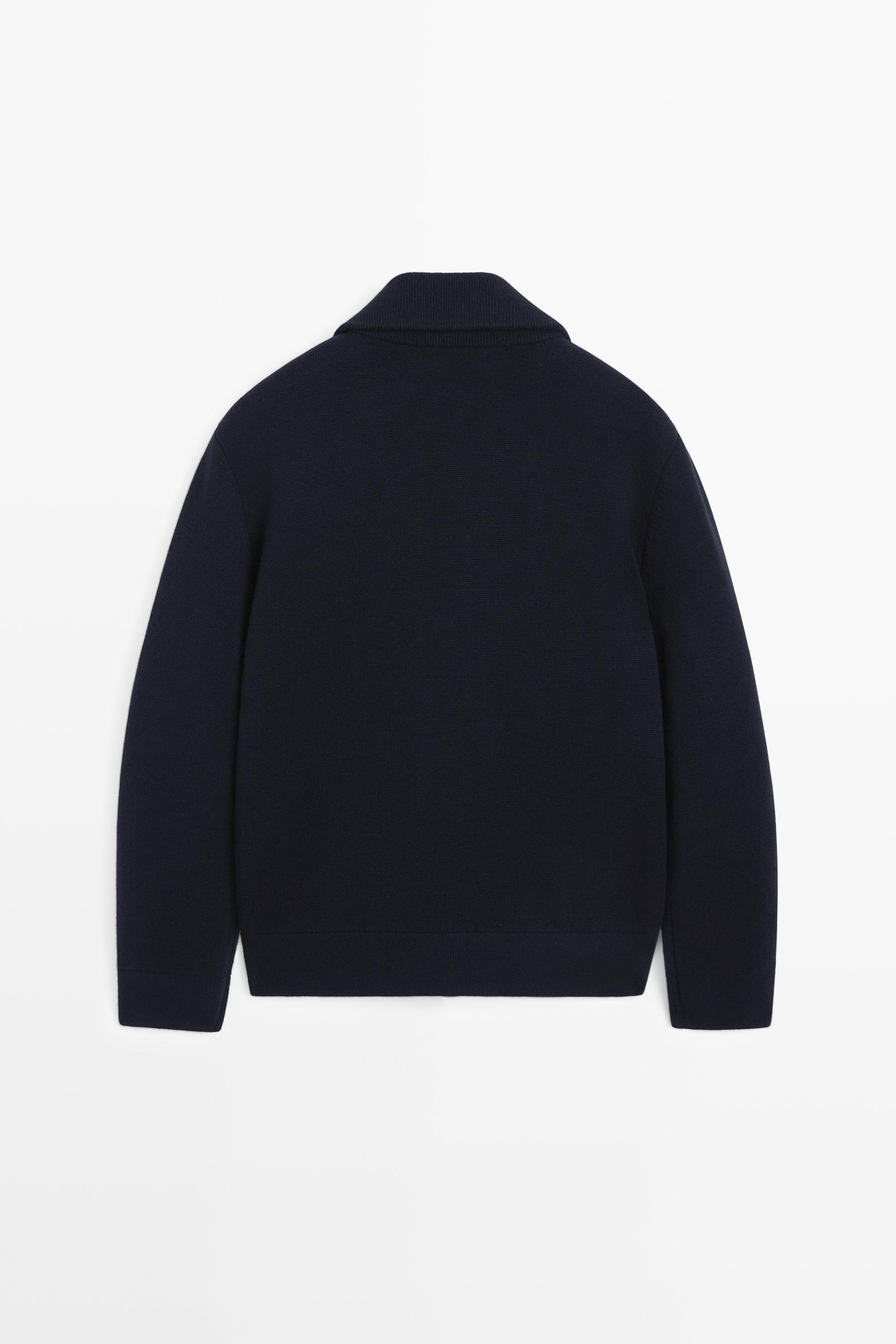 Veste en tissu combiné cuir et daim
