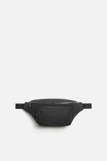 TECHNICAL FABRIC BELT BAG - Black by Zara