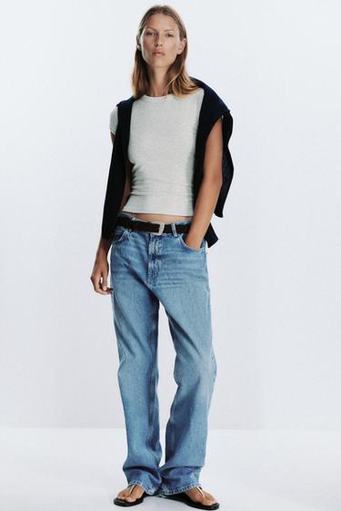 DOUBLE T-SHIRT - Grey marl by Zara