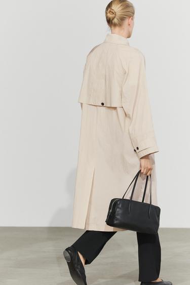 Long flowing trench coat — 318 1