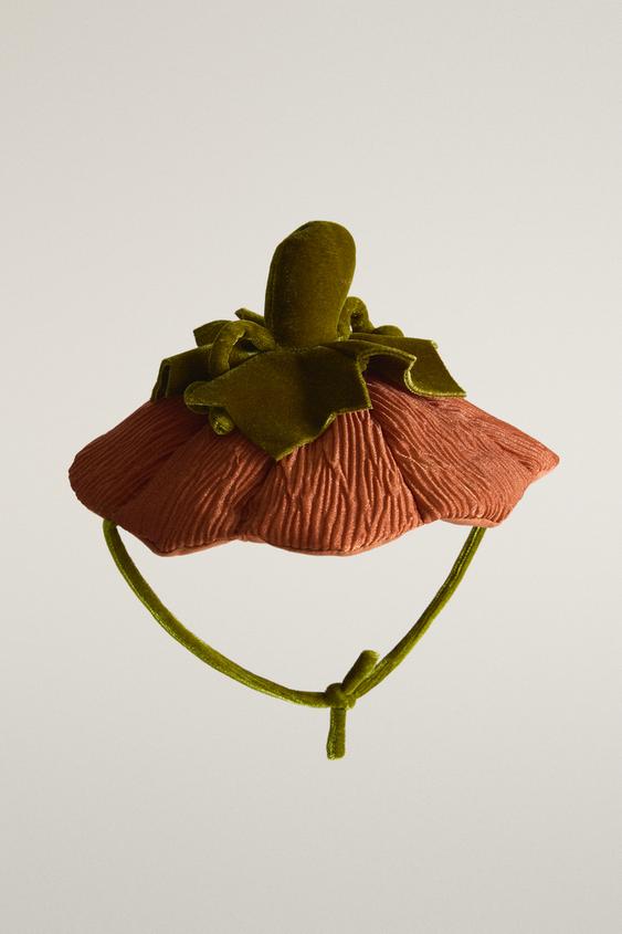 Zara KIDS' HALLOWEEN PUMPKIN HAT - 橙色 - 圖片 0