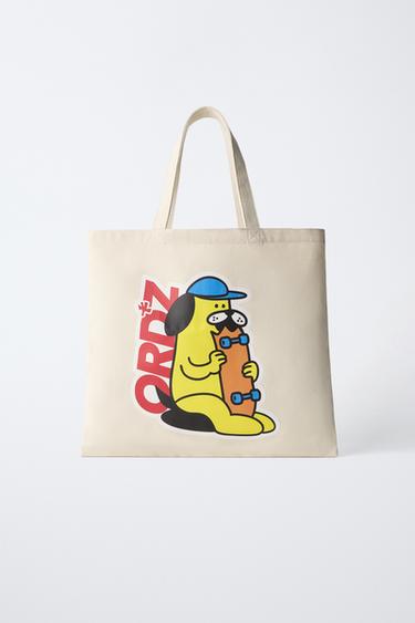 PRINTED TOTE BAG - Ice by Zara