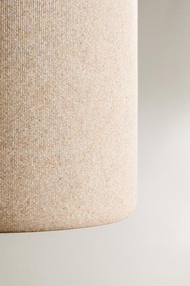 PAPELERA BAÑO RESINA - Beige de Zara