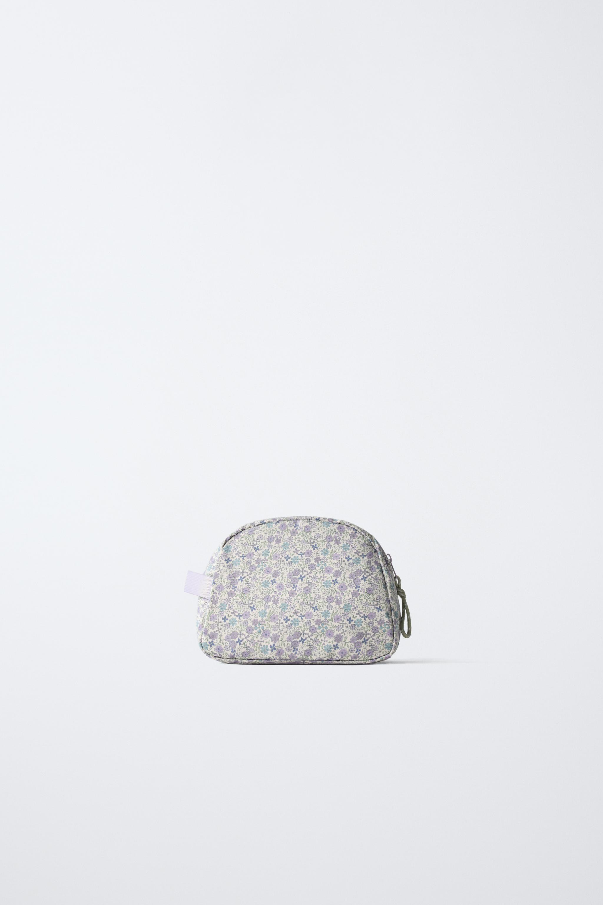 FLORAL TRAVEL TOILETRY BAG