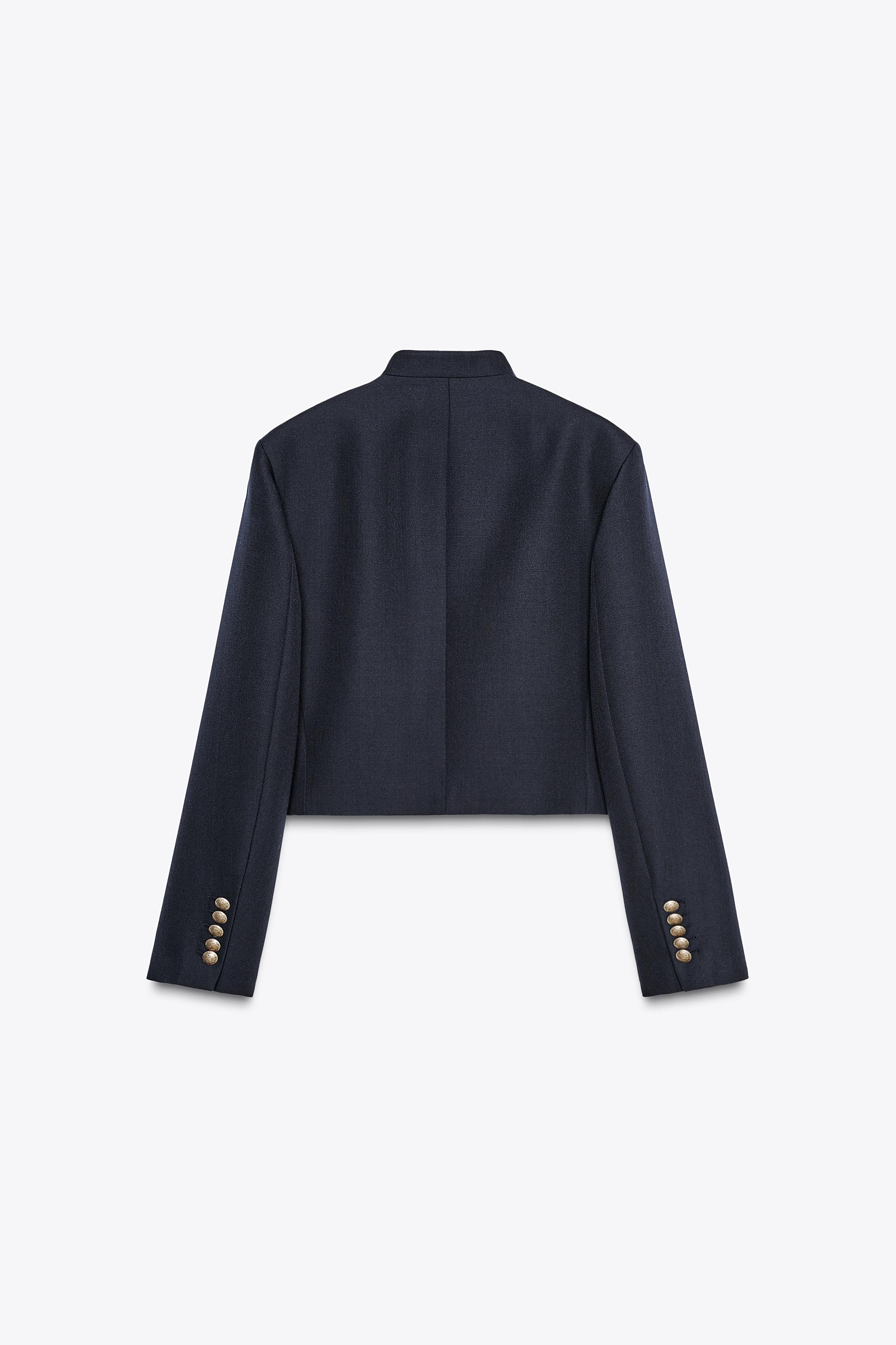 ZW COLLECTION LIMITED EDITION WOOL TOGGLE JACKET - Navy blue