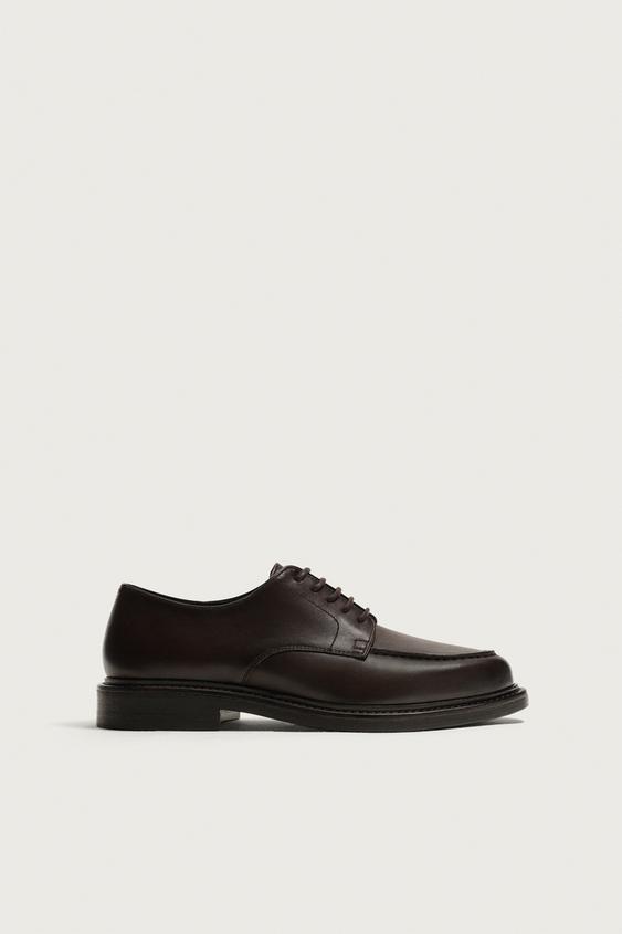 ZAPATO PIEL VESTIR - Marrón de Zara - Imagen 0