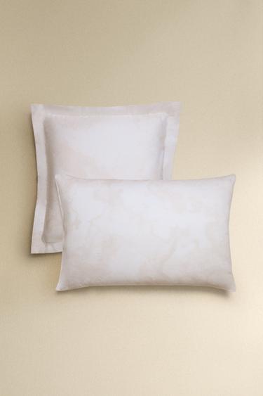 MARBLE PRINT PILLOWCASE - Oyster-white by Zara - Image 0