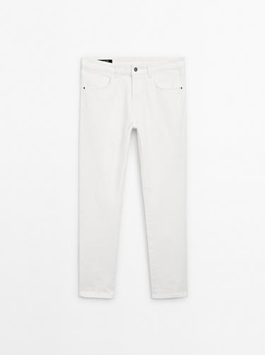 Zara Slim fit jeans - Oyster-white
