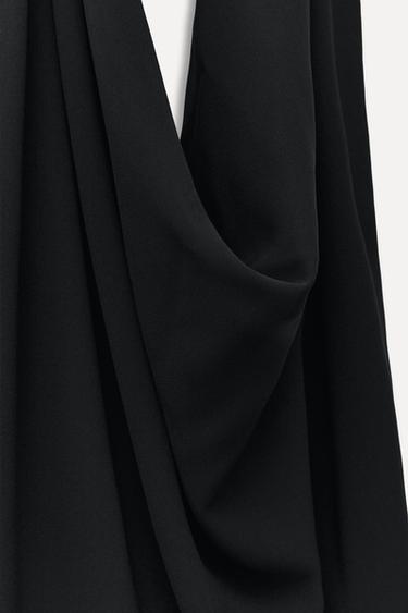 DRAPED HALTER TOP 50TH ANNIVERSARY - Black by Zara - Image 3
