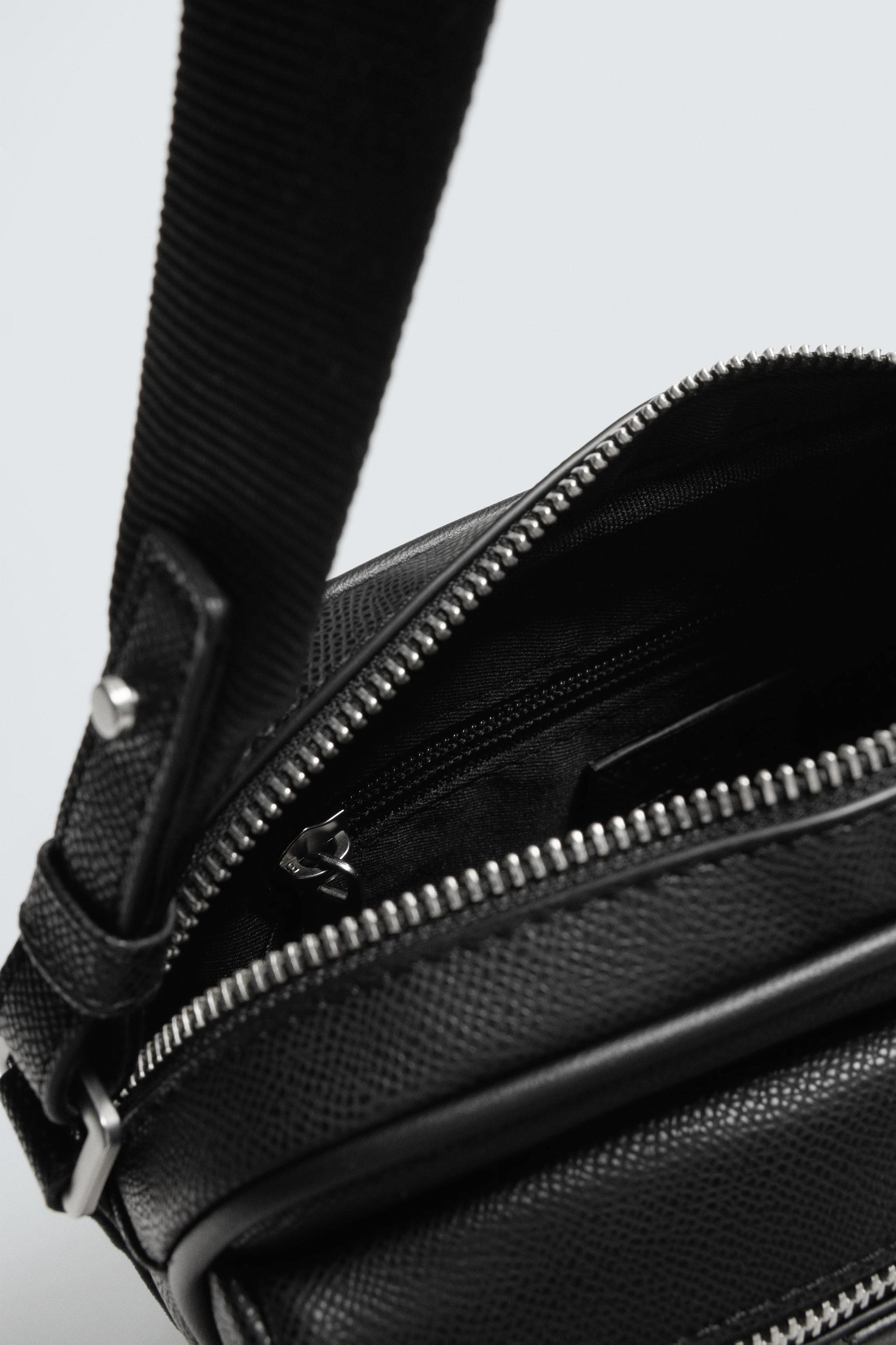 テクスチャードクロスボディバッグ - ブラック | ZARA Japan / 日本