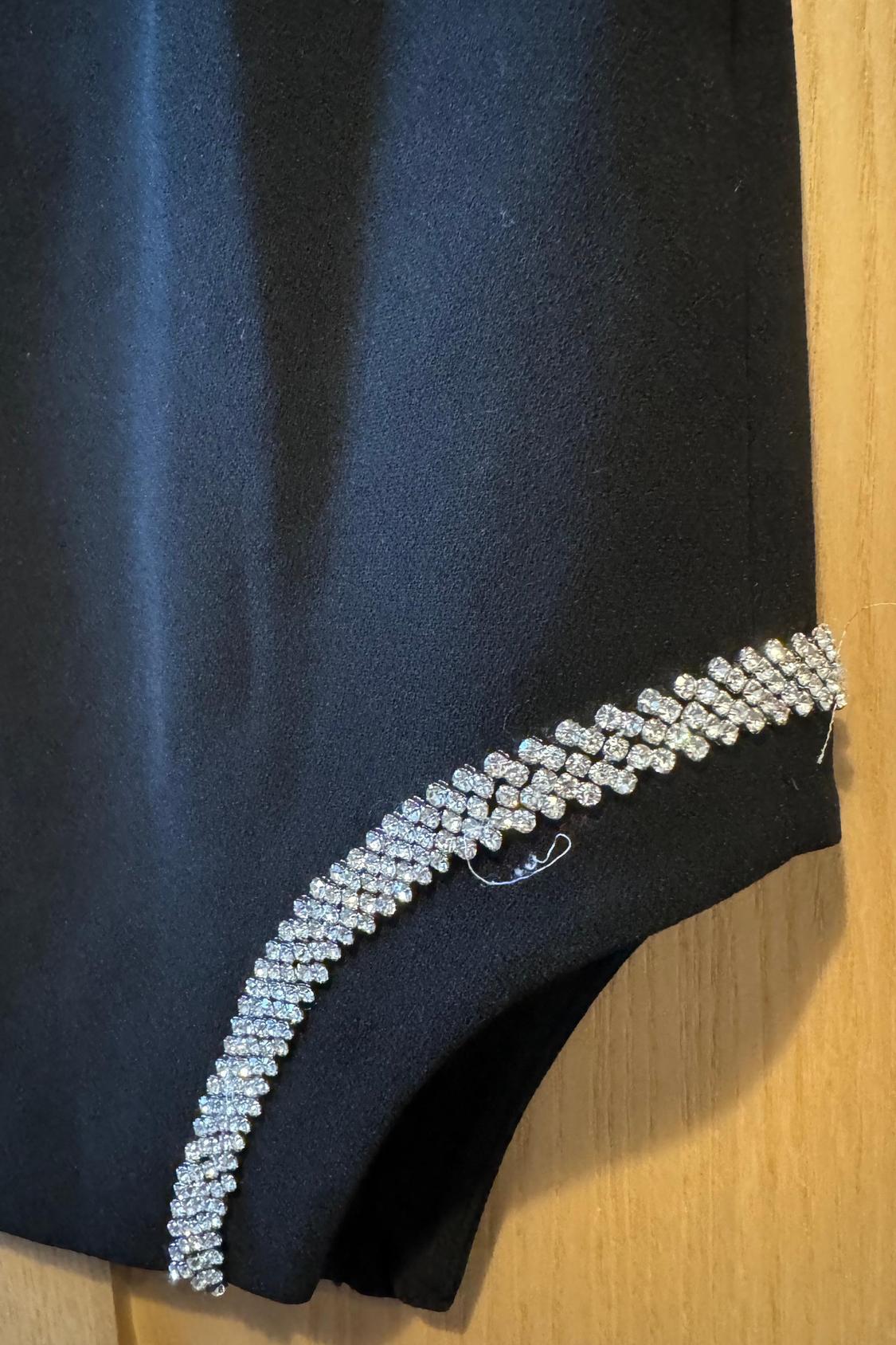 RHINESTONE SHORT SKIRT - Image 3