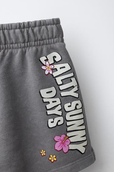 SHORT EFFET DÉLAVÉ CAPIBARA CAPYFUN © - Gris anthracite de Zara - Image 3