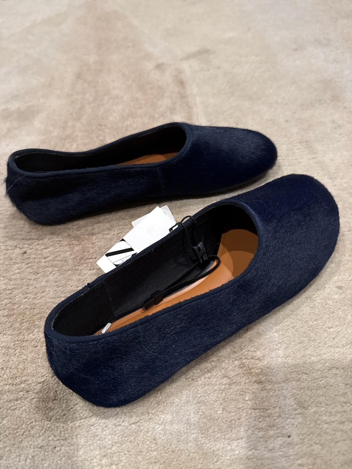 FURSKIN LEATHER BALLET FLATS - Image 4