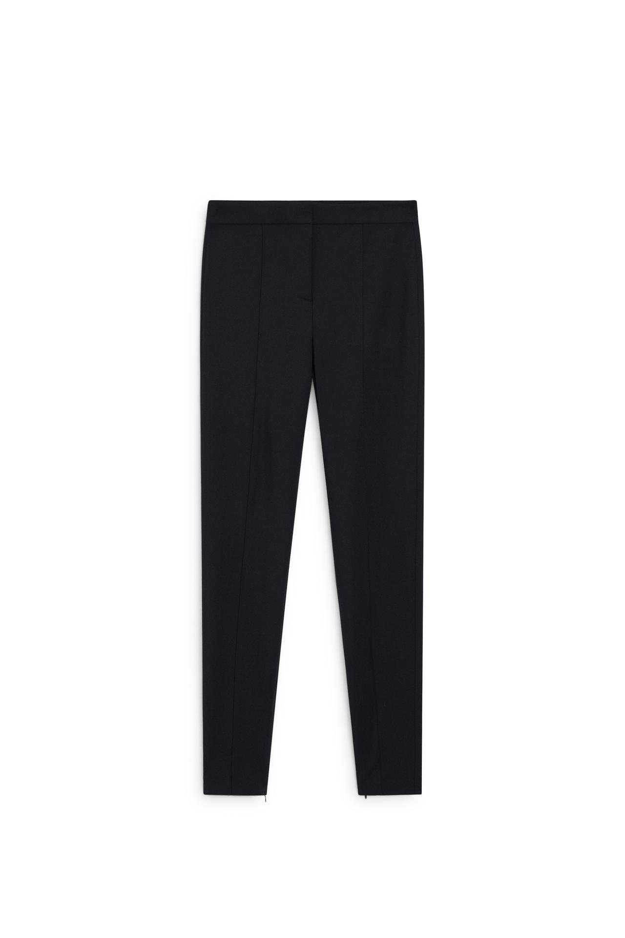 Skinny fit pants with zip hem - LIMITED EDITION — Navy blue
