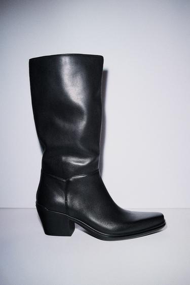 GJYSMËÇIZME LËKURE KAUBOJ - I zi nga Zara