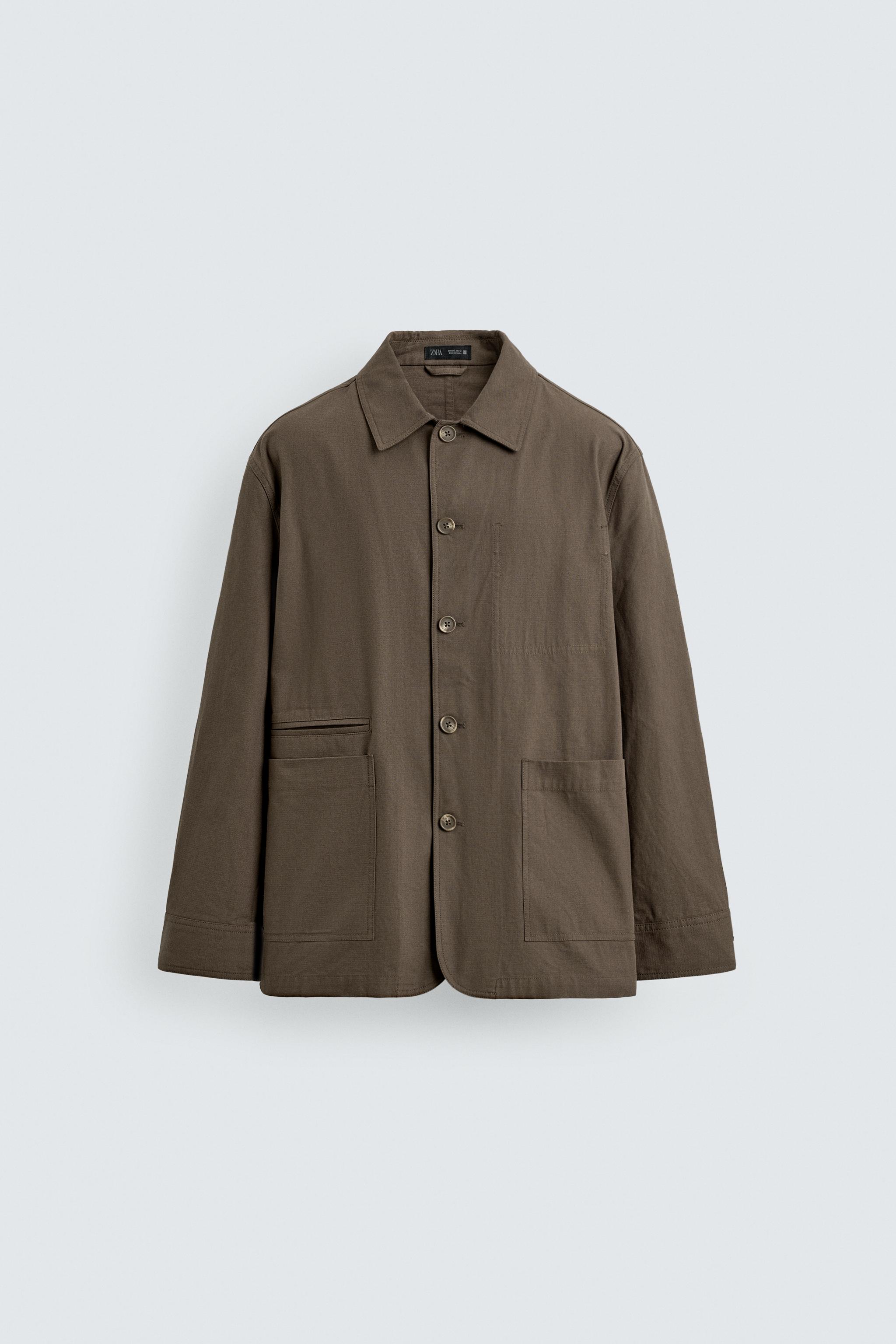 RELAXED FIT COTTON OVERSHIRT