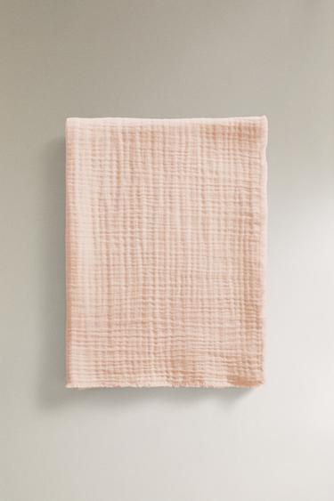 CHILDREN'S MUSLIN BLANKET - Pink by Zara - Image 4