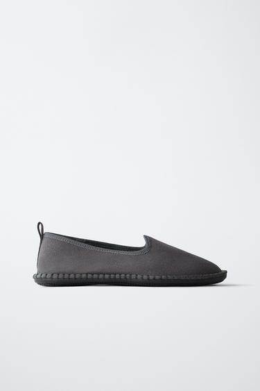 SLIPPER CANVAS LIMITED EDITION - Grey by Zara
