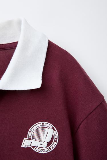 POLO IMPRIMÉ PRINCE ® - Bordeaux de Zara - Image 2