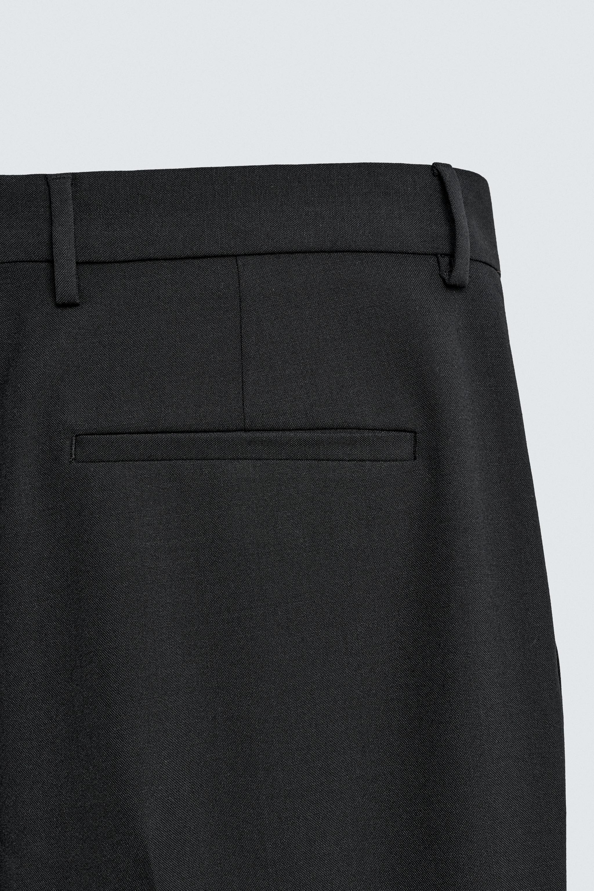 PANTALON STRAIGHT FIT AVEC LAINE