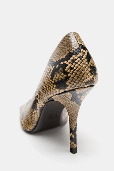 ANIMAL PRINT OPEN TOE SHOES - Multicoloured by Zara - Image 4