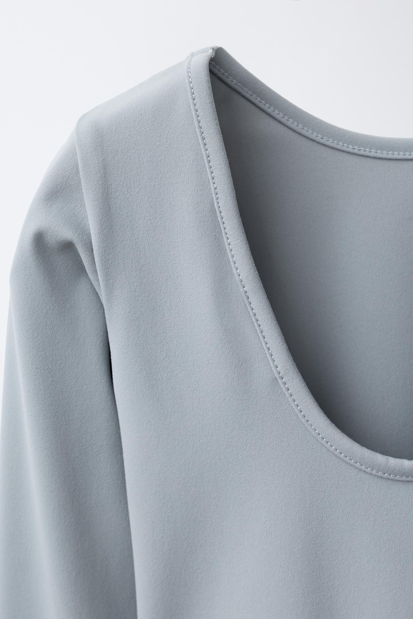 Боди Technical Ballet для детей — Zara, цвет: Серый — фото 4