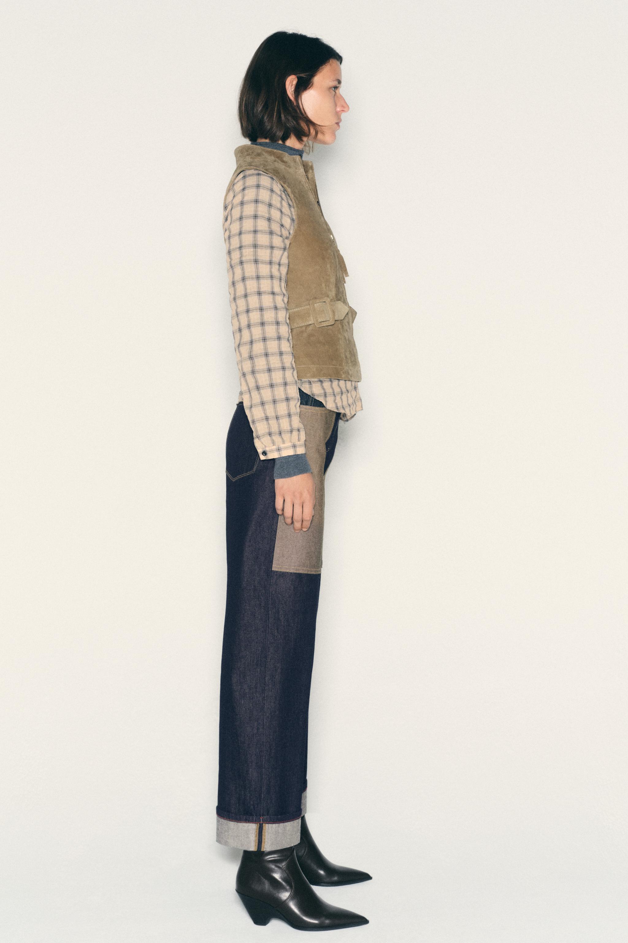 100% LEATHER TAB BODYSUIT