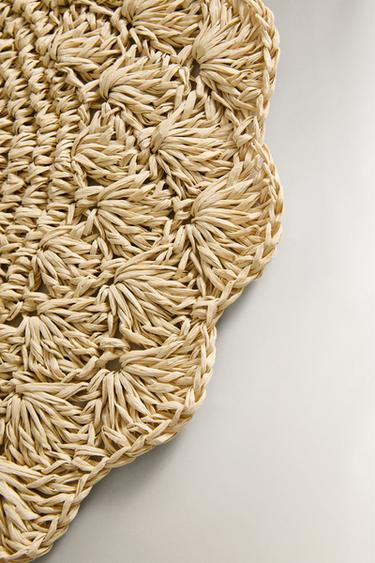 CROCHET PLACEMAT - Light beige by Zara - Image 2